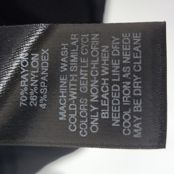 WHBM Button Blazer Jacket 00 Black & Silver - Picture 6 of 7